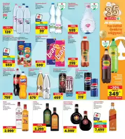 Interspar akciós újság hét 35 Oldal 26: Monster energiailtal €469,00, Kinley szénsavas üdítőital €679,00