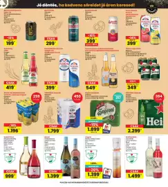 Interspar akciós újság hét 35 Oldal 29: Soproni sör €1.899,00, Bolyki királyleányka €1.399,00