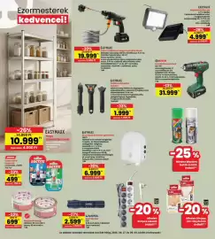 Interspar akciós újság hét 35 Oldal 37: Simpex LED-fényforrás, EasyMaxx nagy teherbírású polc €10.999,00