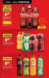 Biedronka gazetka tydzień 35 Strona 16: Napój gazowany Coca-Cola €6,99, Napój gazowany €4,99