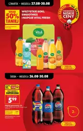 Biedronka gazetka tydzień 35 Strona 17: Soki, Smoothies i Napoje Vital Fresh