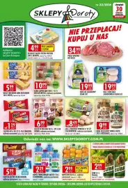Sklepy Doroty gazetka tydzień 35 Strona 1: Ciastko Hit & Go €1,29, Napój Nestea €2,99