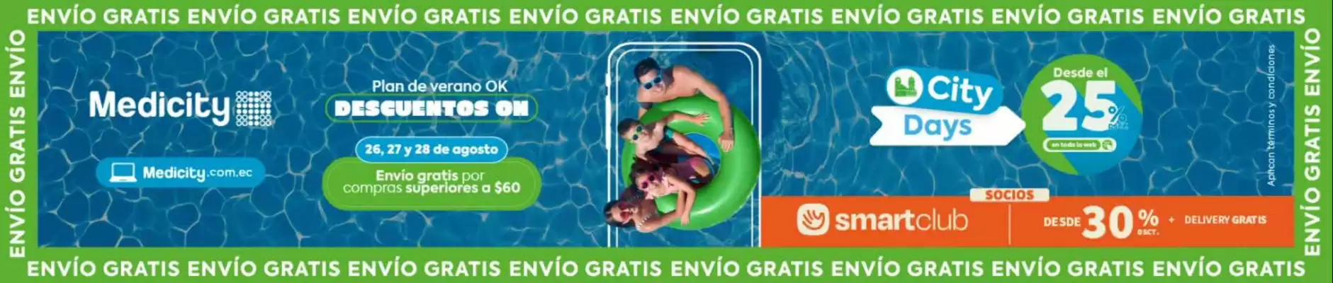 Farmacias Medicity (válido hasta 30-08)