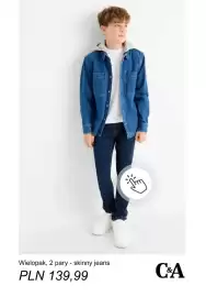 C&A gazetka tydzień 35 Strona 6: Skinny jeans C & A 2-pak €139,99