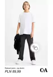 C&A gazetka tydzień 35 Strona 7: Jeansy Relaxed jeans - jog denim C & A €89,99