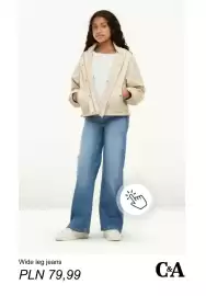 C&A gazetka tydzień 35 Strona 9: Jeansy wide leg C & A €79,99