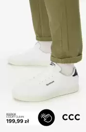 CCC gazetka tydzień 35 Strona 9: Buty Reebok Court Clean €199,99