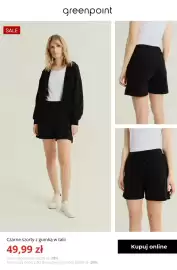 Greenpoint gazetka tydzień 35 Strona 10: Czarne szorty z gumką w talii Greenpoint €49,99