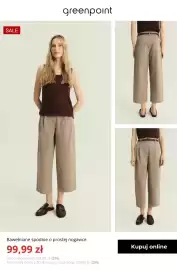 Greenpoint gazetka tydzień 35 Strona 3: Bawełniane spodnie o prostej nogawce Greenpoint €99,99