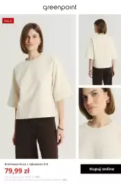 Greenpoint gazetka tydzień 35 Strona 6: Kremowa bluza z rękawami 3/4 Greenpoint €79,99