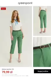 Greenpoint gazetka tydzień 35 Strona 7: Zielone spodnie 7/8 Greenpoint €79,99