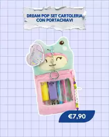 Volantino Sirene Blu Pagina 6: Dream Pop Set Cartoleria con Portachiavi €7,90