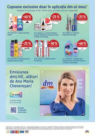Catalog DM Pagină 24: Elmiplant creme de față și seruri și plasturii hero, Parodontax