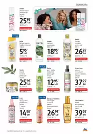 Catalog DM Pagină 14: Palmolive natural milk & orchid €30,95, Gillette classic gel de ras €12,45
