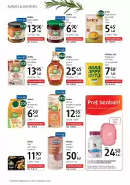 Catalog DM Pagină 19: Synek aleze de unică folosință pentru bebeluși €13,45, Babylove pudră pentru bebeluși €8,95