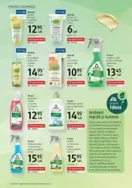 Catalog DM Pagină 23: DmBio baton cu mere și struguri pentru bebeluși 12+ €3,95, Babylove meniu chili fără carne €7,95