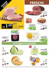 Volantino Maxi Family Pagina 2: Prosciutto crudo MONDO NATURA €2,99, Lasagne al ragù €4,99