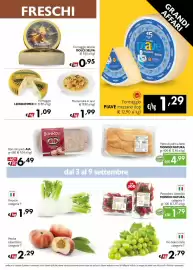Volantino Maxi Family Pagina 3: Mazzancolle in saor €1,99, Formaggio LEERDAMMER €1,09