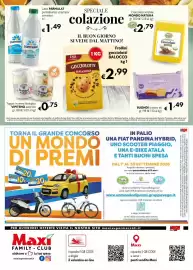 Volantino Maxi Family Pagina 8: Yogurt in vetro biologico VIPITENO €0,75, Frollini gocciolotti Balocco €2,99