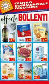 Volantino Centro Commerciale Discount Pagina 1: Latte UHT Carso Screamato €0,74, Muscolo di bovino intero s/v €7,98