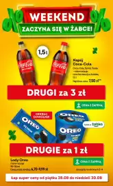Żabka gazetka Strona 1: Napój Coca-Cola €7,50