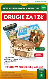 Żabka gazetka Strona 2: Lody Familijne Ben & Jerry's, Carte d'Or, Magnum, Big Milk €1,00