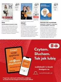 Świat Książki gazetka Strona 23: Stres 102 Sprawdzone Sposoby na Stres €69,90, Miłość i co wtedy? Zwierciadło €38,43