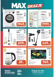 Max Elektro gazetka Strona 12: Telewizor Blaupunkt 43FCT6000S €949,00, Czajnik Basic Kernau €69,00