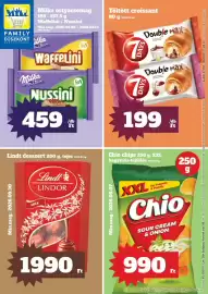 Family Diszkont akciós újság hét 35 Oldal 1: 7 days töltött croissant €199,00, Milka waffelini nussini €459,00