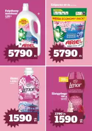 Family Diszkont akciós újság hét 35 Oldal 23: Ariel allin1 pods €5.790,00, Lenor illatgyöngy €1.590,00