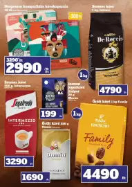 Family Diszkont akciós újság hét 35 Oldal 28: Mantaro kávékapszula €2.990,00, Caffé de roccis €4.790,00