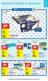 Catalogue Carrefour Market page 14: DANONE Skyr €2,93, Carrefour Sensation Skyr+ Bifidus €1,32