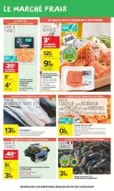 Catalogue Carrefour Market page 24: Filet d'égletin €13,99, LA CANCALAISE Cocotte de moules de bouchot marinière €3,59