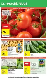 Catalogue Carrefour Market page 25: Courgette €1,69, Florette Salade mâche €0,83