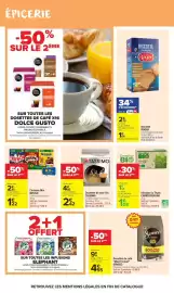 Catalogue Carrefour Market page 32: TASSIMO Dosettes de café l'Or €2,42, Senseo Dosettes de café €4,55