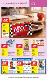 Catalogue Carrefour Market page 37: POULAIN Tablettes de chocolat €2,38, Kinder Chocolat €2,40