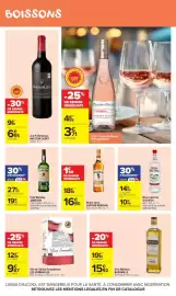Catalogue Carrefour Market page 41: JAMESON Irish Whiskey €19,11, Old Nick Rhum Blanc €10,49