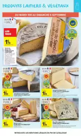 Catalogue Carrefour Market page 9: Morbier A.O.P. €1,69, Bleu d'Auvergne A.O.P. Filière Qualité Carrefour €1,39