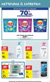 Catalogue Carrefour Market page 13: Biolane Gel lavant Corps et Cheveux €4,79, Intima Gel nettoyant intime €4,38