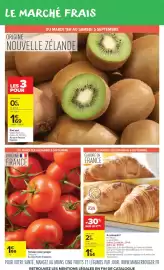 Catalogue Carrefour Market page 5: Tomate ronde grappe €1,99, Pur Beurre croissants €1,54