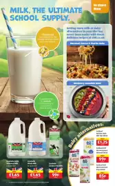Aldi leaflet | Special Buys Page 4: Actileaf UHT Unsweetened Almond Drink €0,99, Cowbelle semi-skimmed milk €1,65