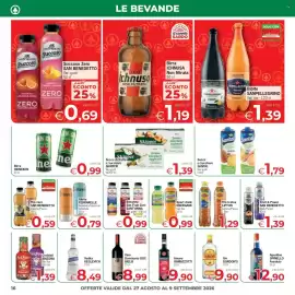 Volantino Eurospar Pagina 16: Succo di frutta SKIPPER €1,39, Gin Gordon's €9,90