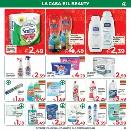 Volantino Eurospar Pagina 19: Detersivo BIO PRESTO Power Caps €4,79, Deodorante DOVE €3,39