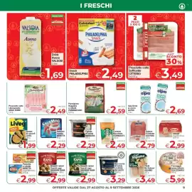 Volantino Eurospar Pagina 9: Parmigiano Reggiano a cubetti Parmareggio €2,59
