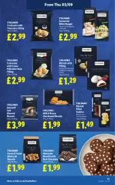 Lidl leaflet week 36 Page 13: Italiamo cocoa & cream shortcake biscuits €1,99