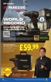 Lidl leaflet week 36 Page 22: Parkside Performance 20V Cordless Drill Driver Starter Set €59,99