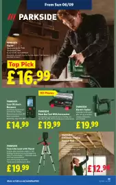 Lidl leaflet week 36 Page 25: Parkside Rivet Nut Tool With Accessories €19,99, Parkside electric tacker €19,99