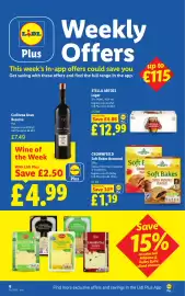 Lidl leaflet week 36 Page 6: Crownfield soft bakes assorted €1,19, Stella Artois lager €12,99