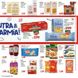 Volantino Despar Pagina 19: Rummo Cannelloni all’Uovo €1,19, Galbusera Cracker Trà €1,59