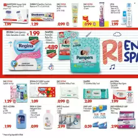 Volantino Despar Pagina 22: Lines È assorbenti €2,99, PAMPERS €4,89